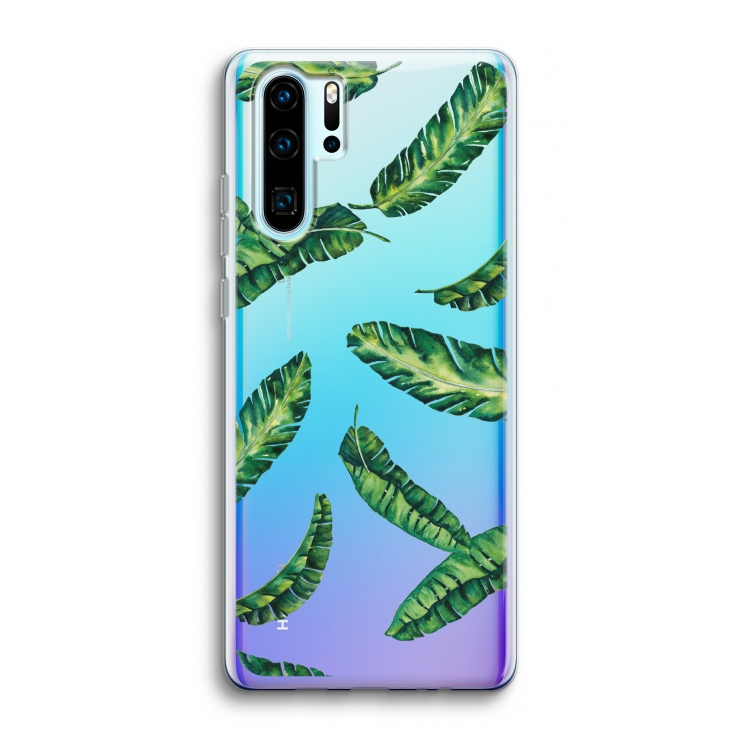 Lange bladeren: Huawei P30 Pro Transparant Hoesje