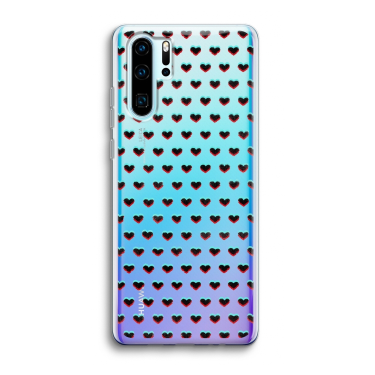 Hartjes: Huawei P30 Pro Transparant Hoesje