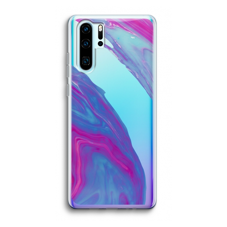 Zweverige regenboog: Huawei P30 Pro Transparant Hoesje