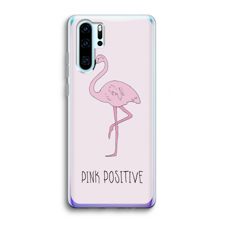 Pink positive: Huawei P30 Pro Transparant Hoesje