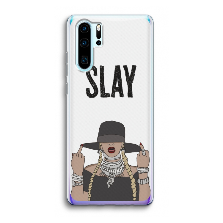 Slay All Day: Huawei P30 Pro Transparant Hoesje
