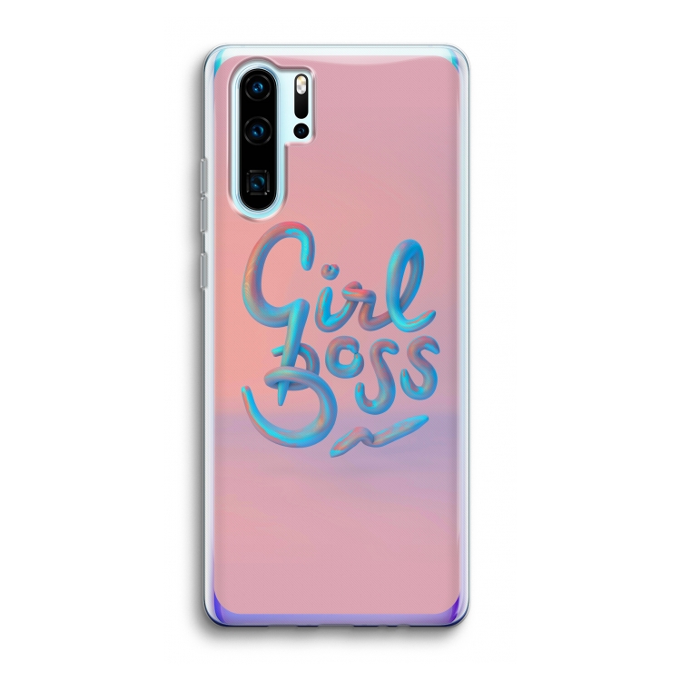 Girl boss: Huawei P30 Pro Transparant Hoesje
