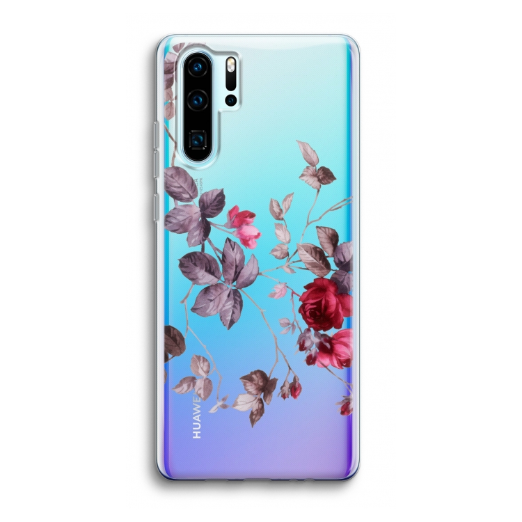 Mooie bloemen: Huawei P30 Pro Transparant Hoesje