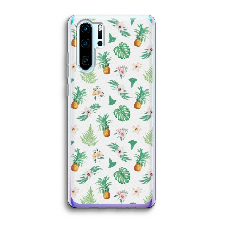 Ananas bladeren: Huawei P30 Pro Transparant Hoesje