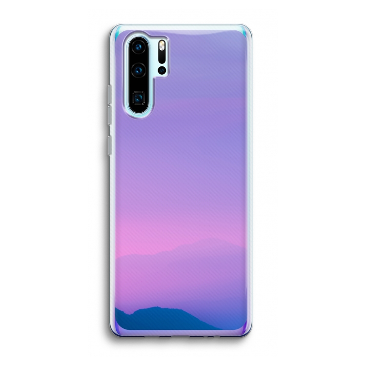 Sunset pastel: Huawei P30 Pro Transparant Hoesje