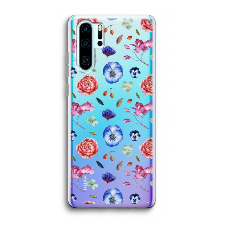 Bloemetjes: Huawei P30 Pro Transparant Hoesje