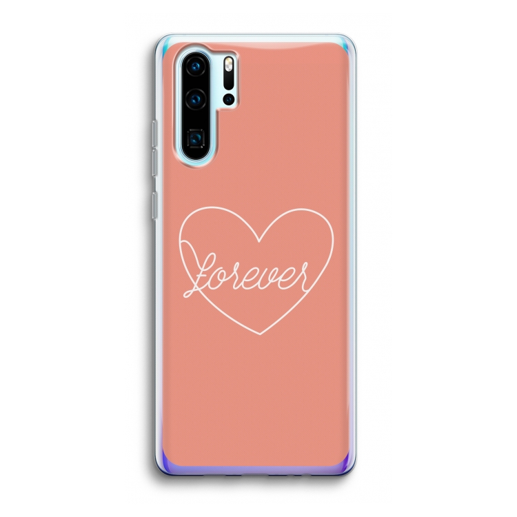 Forever heart: Huawei P30 Pro Transparant Hoesje