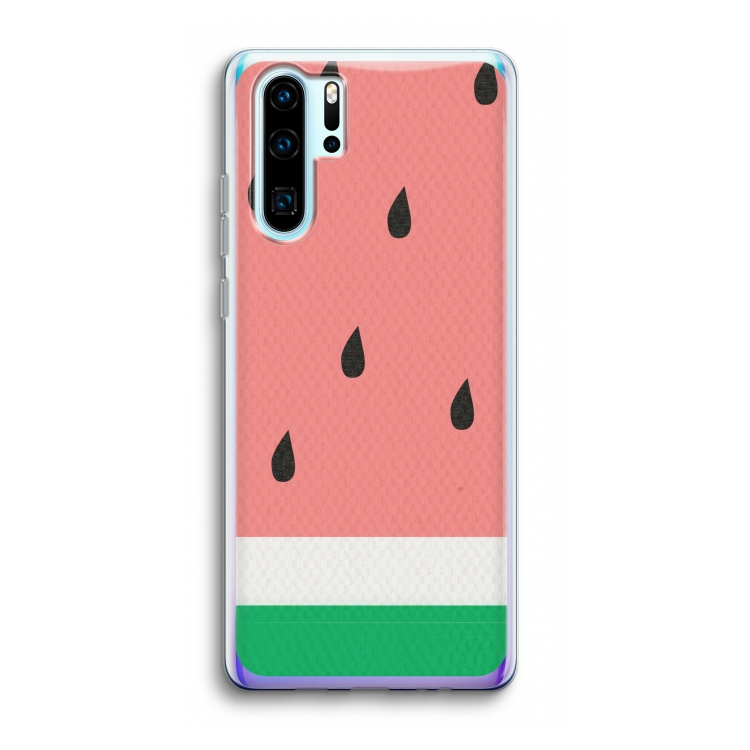 Watermeloen: Huawei P30 Pro Transparant Hoesje