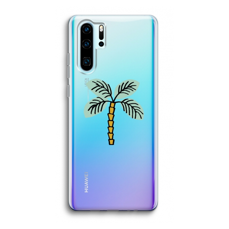 Palmboom: Huawei P30 Pro Transparant Hoesje
