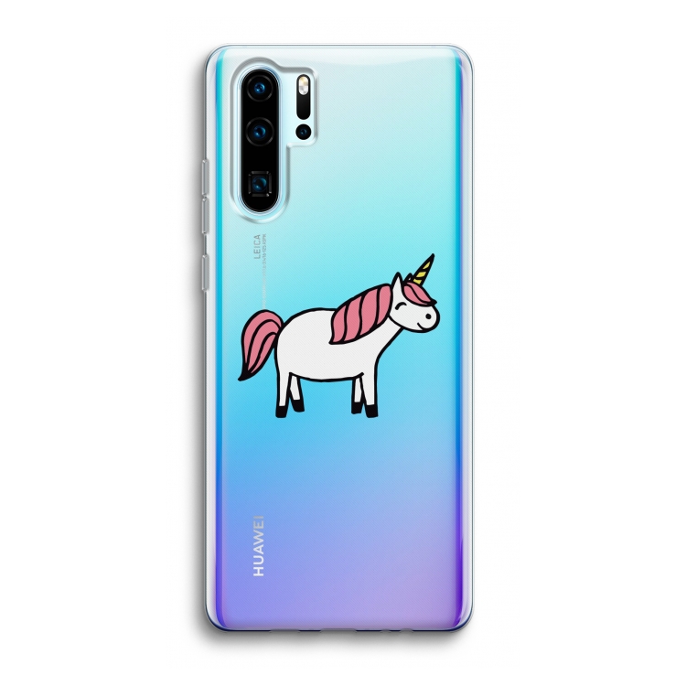 Eenhoorn: Huawei P30 Pro Transparant Hoesje