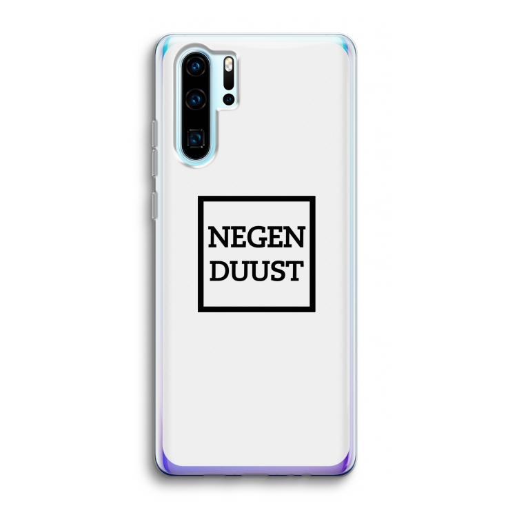 Negenduust vierkant: Huawei P30 Pro Transparant Hoesje