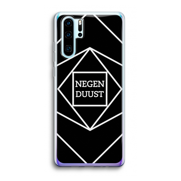 Negenduust geometrisch: Huawei P30 Pro Transparant Hoesje