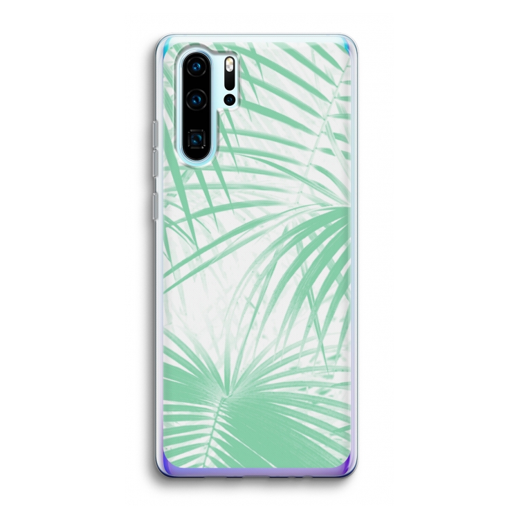 Palmbladeren: Huawei P30 Pro Transparant Hoesje