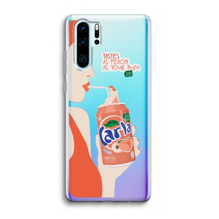 Peach please!: Huawei P30 Pro Transparant Hoesje