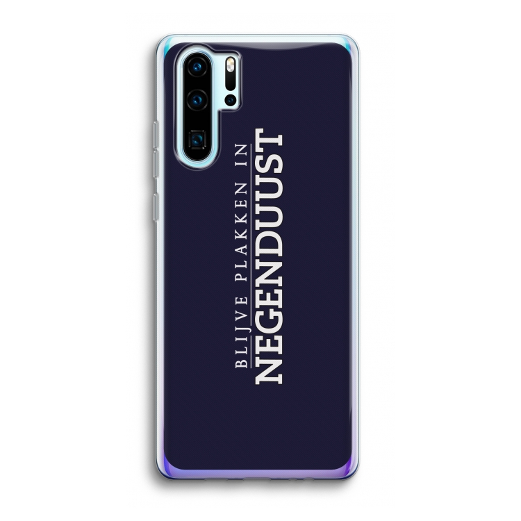 Blijve plakken in Negenduust: Huawei P30 Pro Transparant Hoesje
