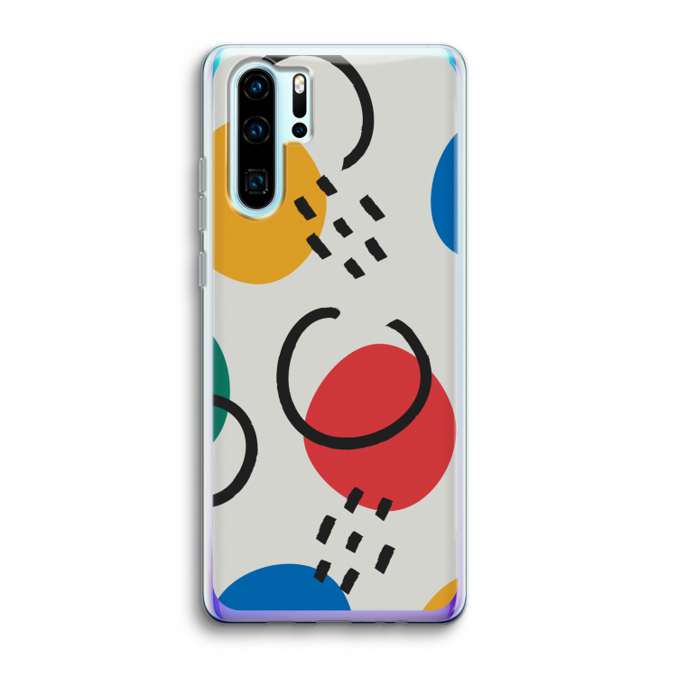 Illustratieve pop 3: Huawei P30 Pro Transparant Hoesje