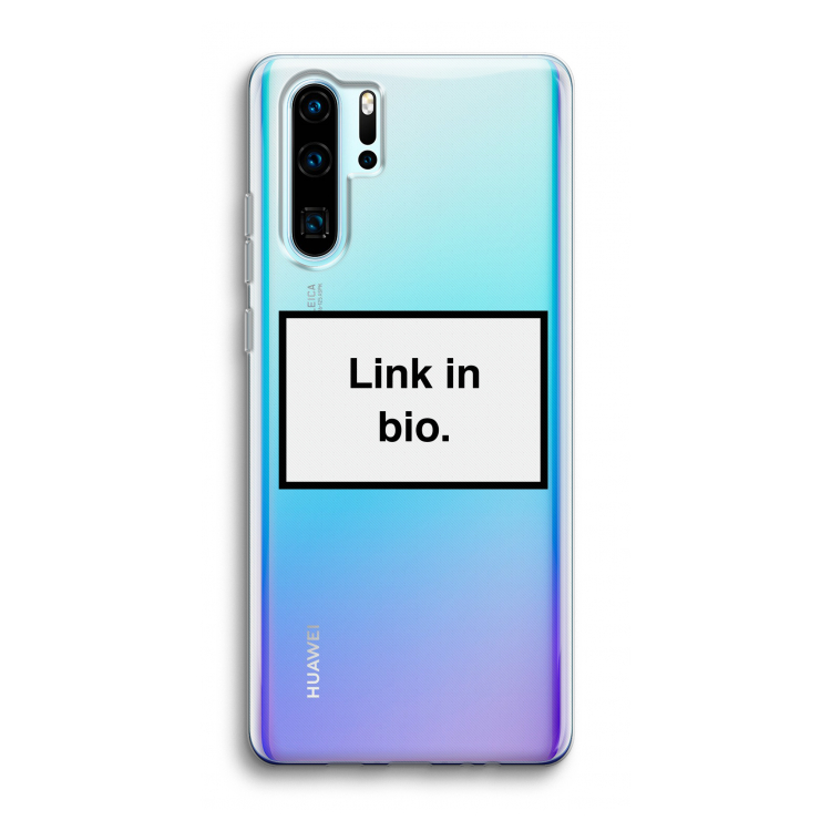 Link in bio: Huawei P30 Pro Transparant Hoesje