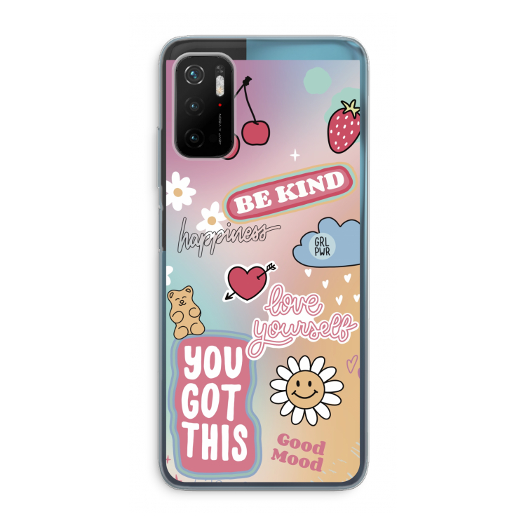 Positivity: Xiaomi Poco M3 Pro 5G Transparant Hoesje