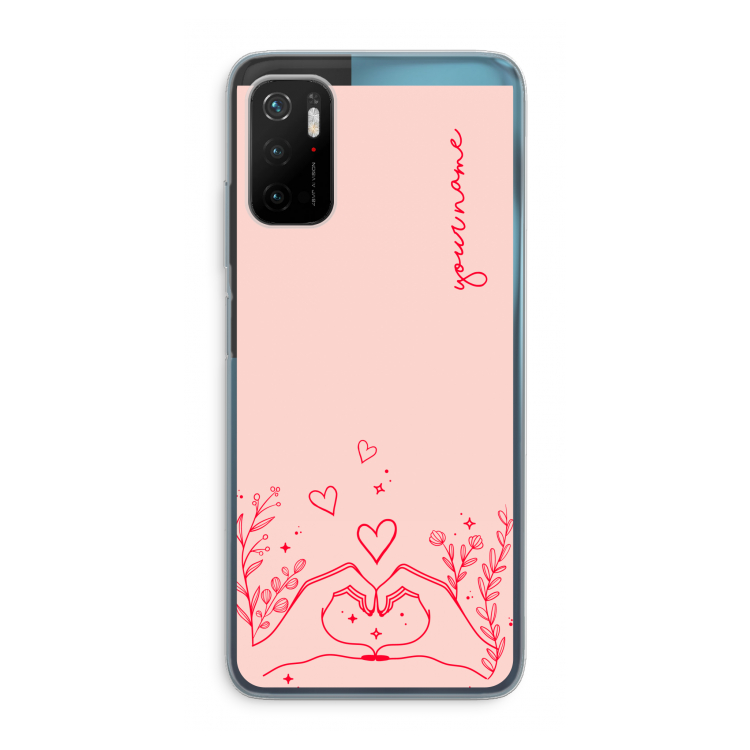 Love is in the air: Xiaomi Poco M3 Pro 5G Transparant Hoesje