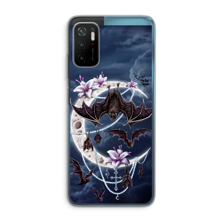 Vleermuizen Maan: Xiaomi Poco M3 Pro 5G Transparant Hoesje