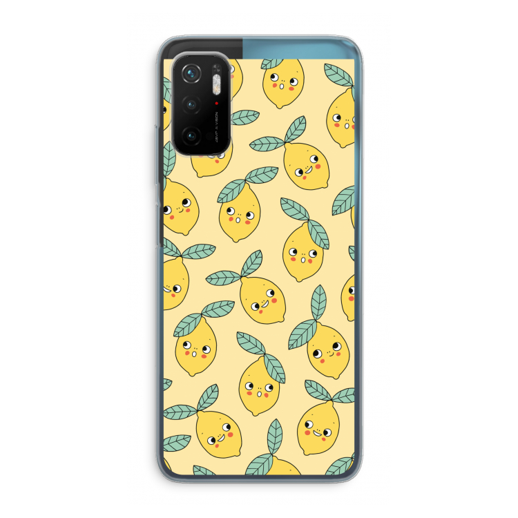 Citroenen: Xiaomi Poco M3 Pro 5G Transparant Hoesje