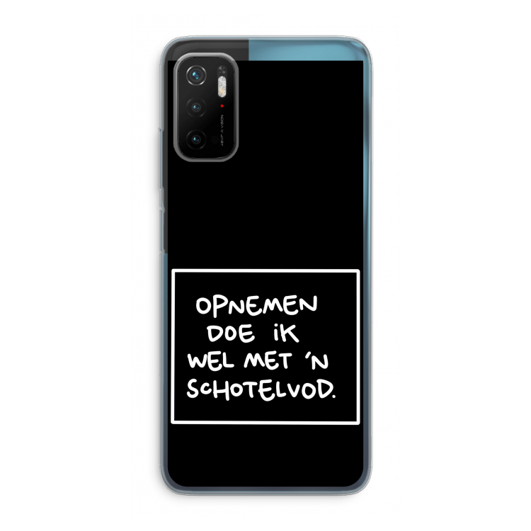 Schotelvod: Xiaomi Poco M3 Pro 5G Transparant Hoesje