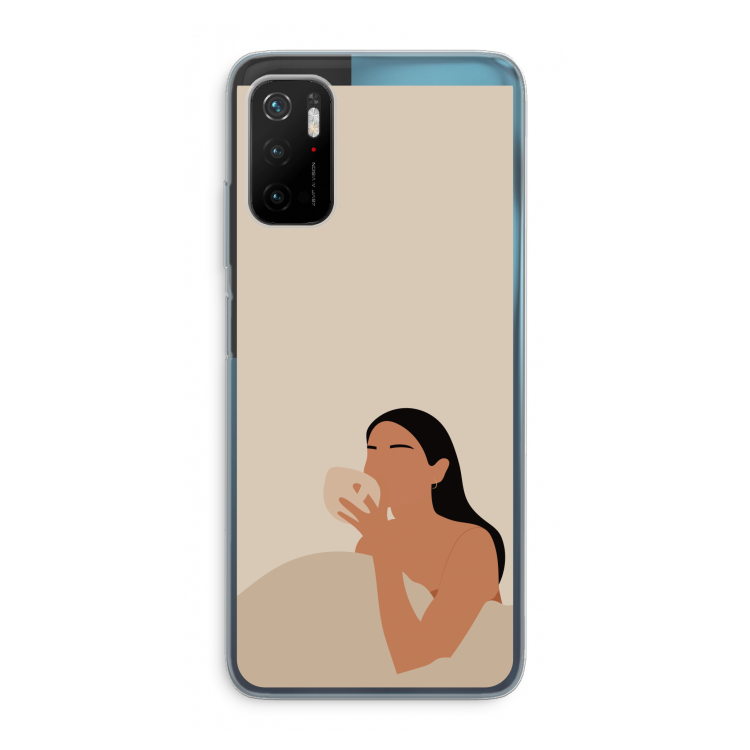 Fresh coffee: Xiaomi Poco M3 Pro 5G Transparant Hoesje