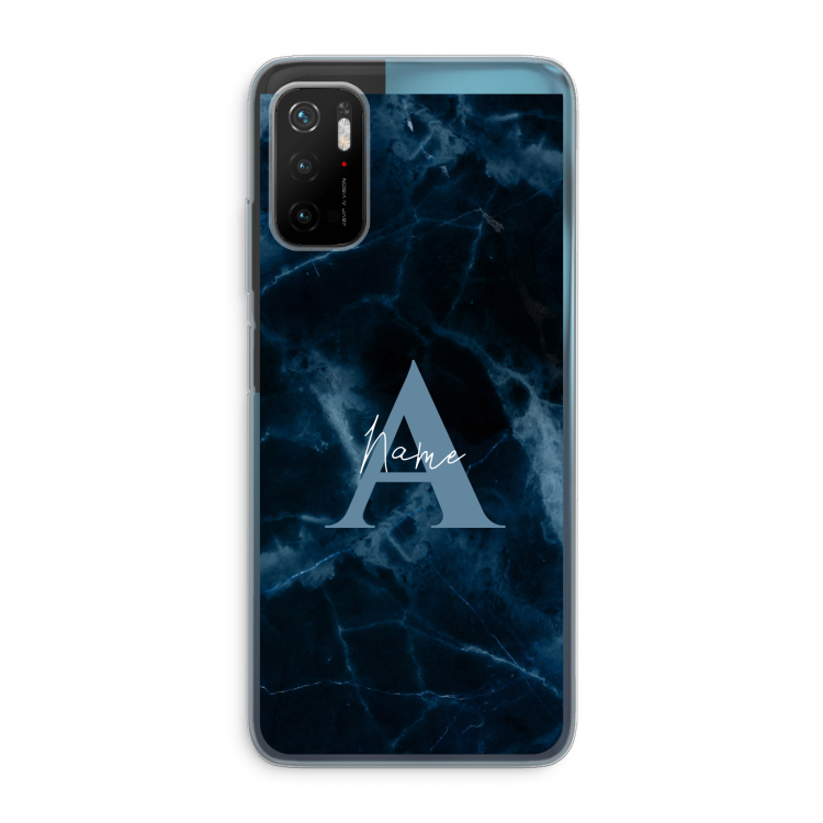 Midnight Marble: Xiaomi Poco M3 Pro 5G Transparant Hoesje