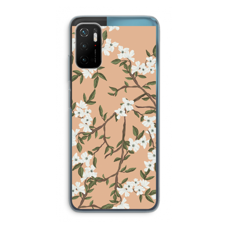 Blossoming spring: Xiaomi Poco M3 Pro 5G Transparant Hoesje