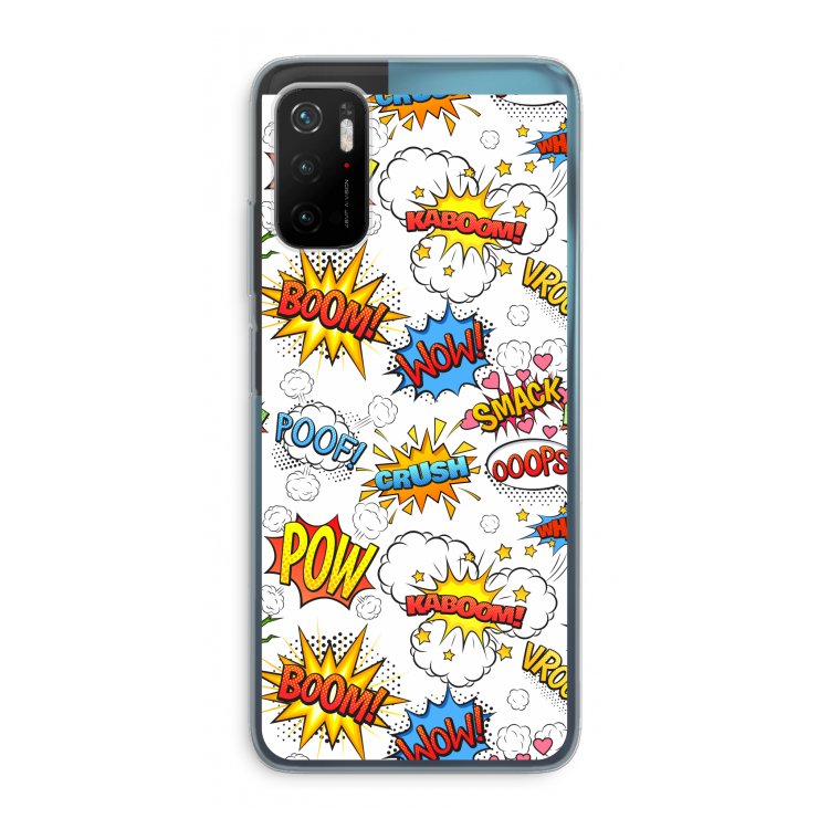 Pow Smack: Xiaomi Poco M3 Pro 5G Transparant Hoesje