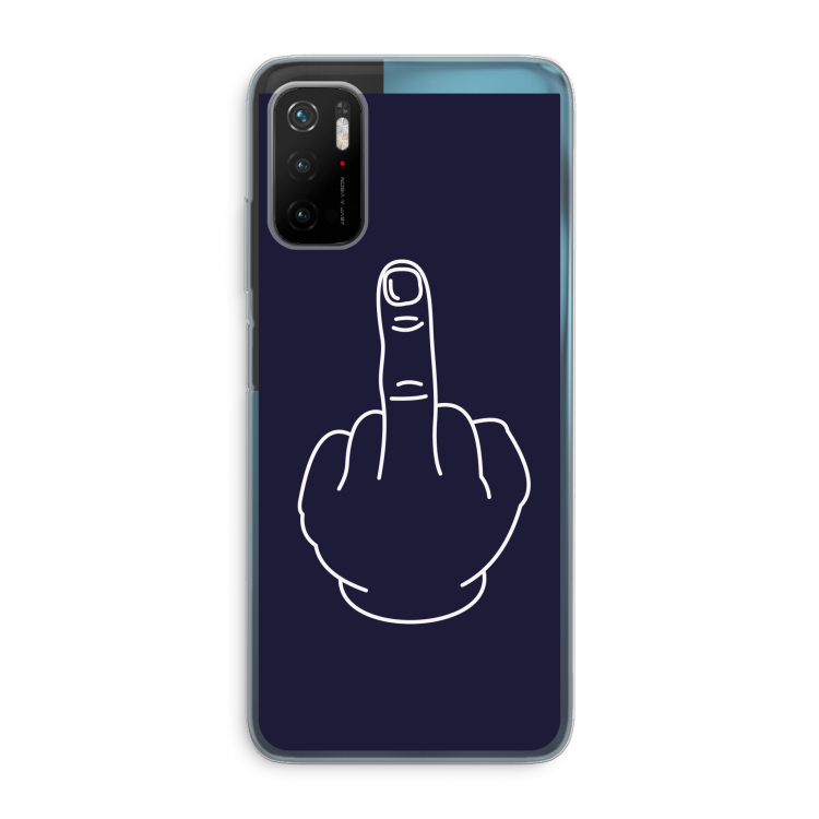 F**k U: Xiaomi Poco M3 Pro 5G Transparant Hoesje