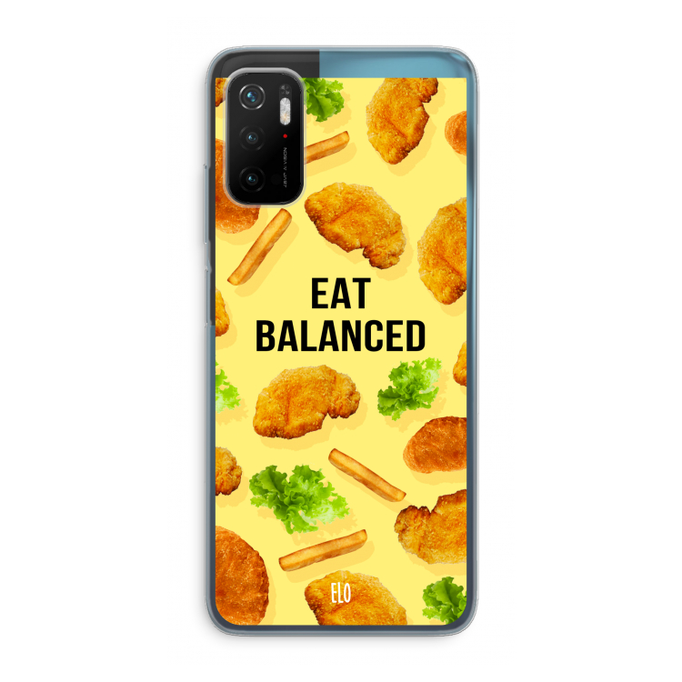 Eat Balanced: Xiaomi Poco M3 Pro 5G Transparant Hoesje