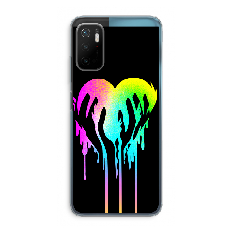 Hold My Heart: Xiaomi Poco M3 Pro 5G Transparant Hoesje