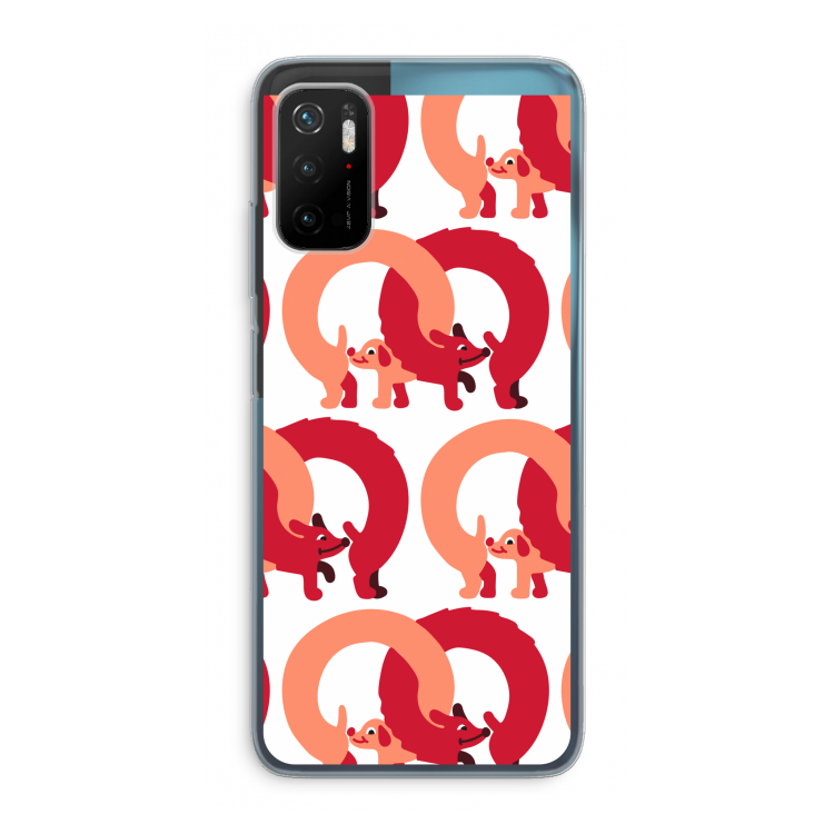 Dogs: Xiaomi Poco M3 Pro 5G Transparant Hoesje