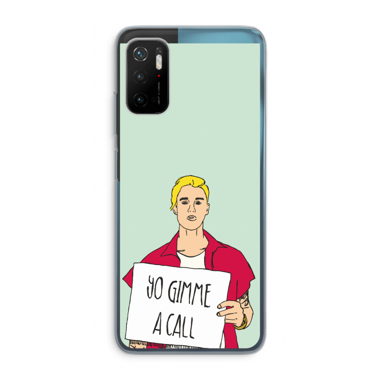 Gimme a call: Xiaomi Poco M3 Pro 5G Transparant Hoesje
