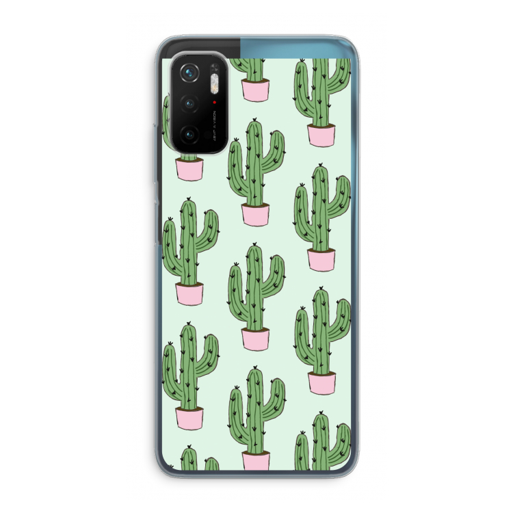 Cactus Lover: Xiaomi Poco M3 Pro 5G Transparant Hoesje