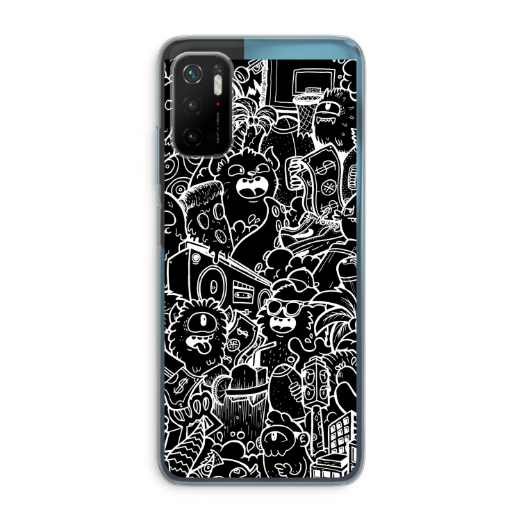 Vexx Black City : Xiaomi Poco M3 Pro 5G Transparant Hoesje