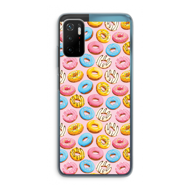 Pink donuts: Xiaomi Poco M3 Pro 5G Transparant Hoesje