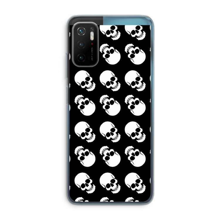 Musketon Skulls: Xiaomi Poco M3 Pro 5G Transparant Hoesje