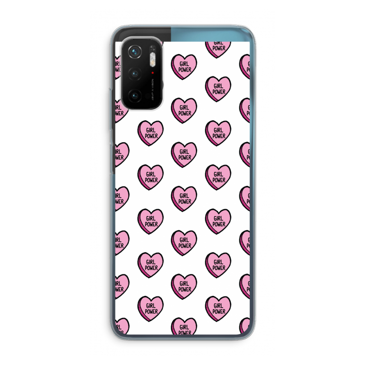 GIRL POWER: Xiaomi Poco M3 Pro 5G Transparant Hoesje