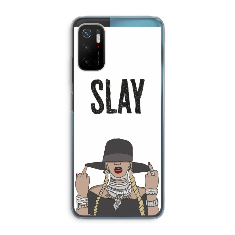Slay All Day: Xiaomi Poco M3 Pro 5G Transparant Hoesje