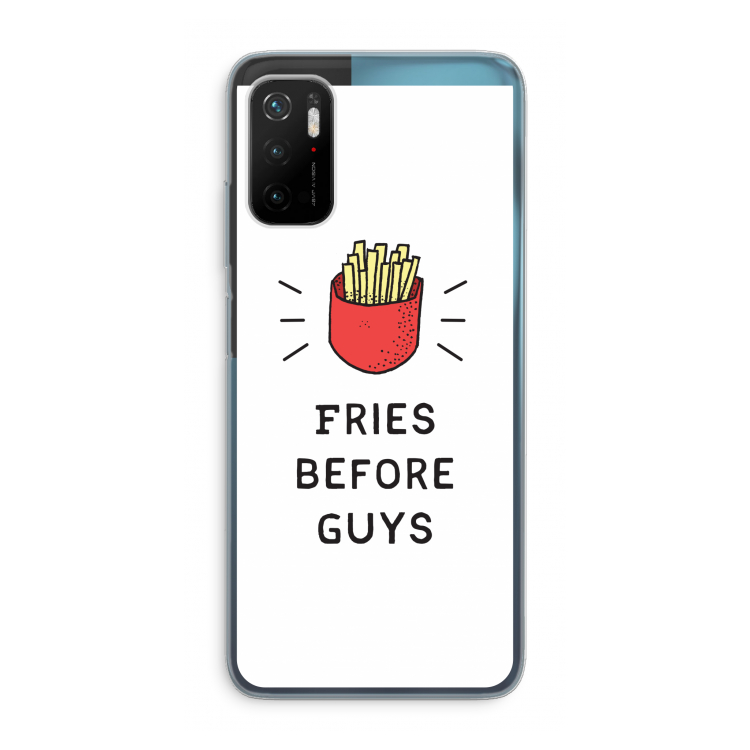Fries before guys: Xiaomi Poco M3 Pro 5G Transparant Hoesje