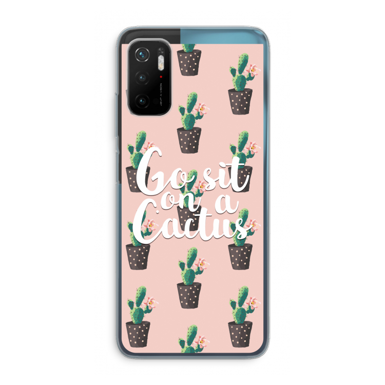 Cactus quote: Xiaomi Poco M3 Pro 5G Transparant Hoesje