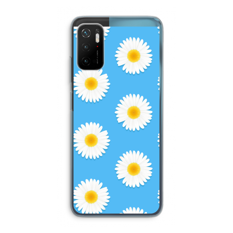 Margrietjes: Xiaomi Poco M3 Pro 5G Transparant Hoesje