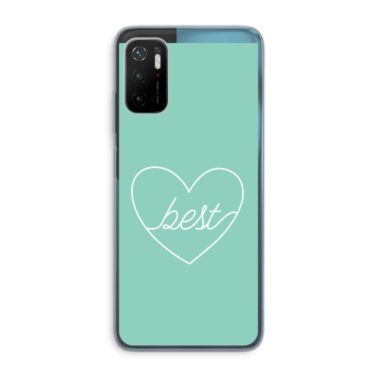 Best heart pastel: Xiaomi Poco M3 Pro 5G Transparant Hoesje