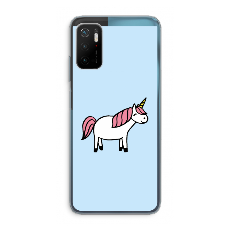 Eenhoorn: Xiaomi Poco M3 Pro 5G Transparant Hoesje