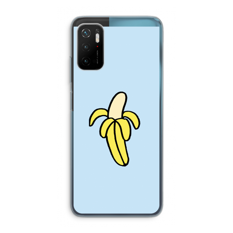 Banana: Xiaomi Poco M3 Pro 5G Transparant Hoesje