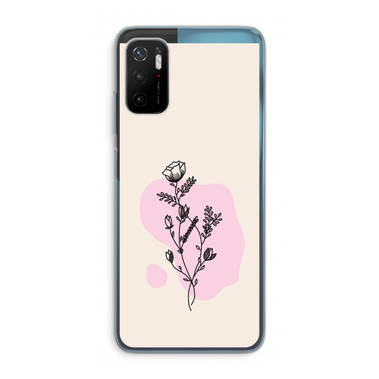Roses are red: Xiaomi Poco M3 Pro 5G Transparant Hoesje