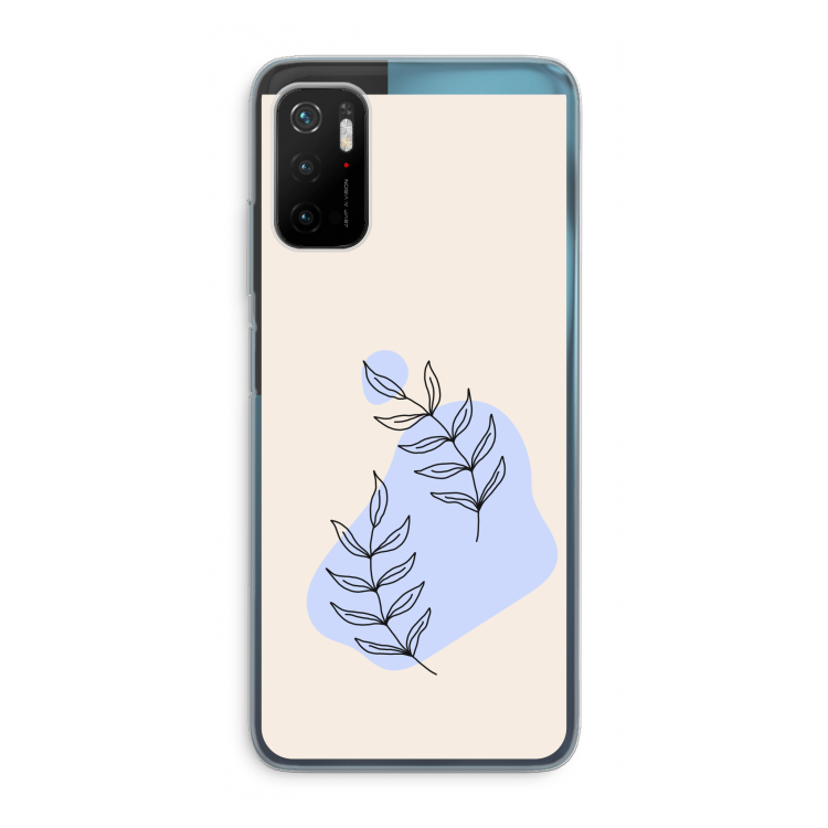 Leaf me if you can: Xiaomi Poco M3 Pro 5G Transparant Hoesje