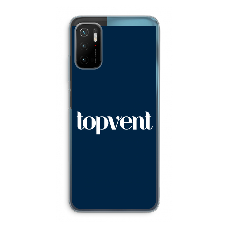 Topvent Navy: Xiaomi Poco M3 Pro 5G Transparant Hoesje